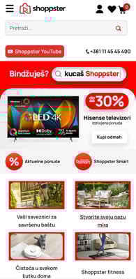 Shoppster homepage